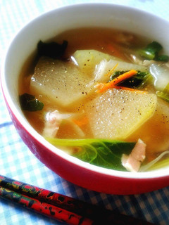 冬瓜のスープ【柏市学校給食】-レシピのメイン写真