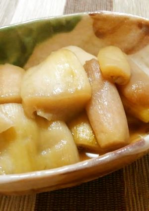 出汁がジュワっ♪紅ずいきの炒め煮＆下処理-レシピのメイン写真