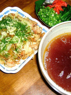 余った焼きそばで簡単つけ麺-レシピのメイン写真