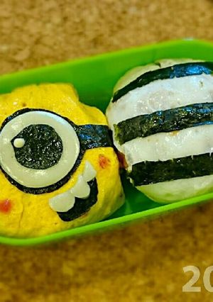 簡単キャラ弁♪ミニオン♪オムライス♪-レシピのメイン写真