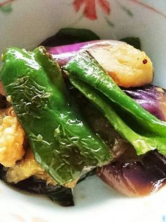 なすとピーマンの油炒め-レシピのメイン写真