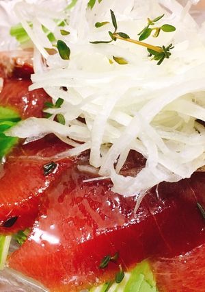 安い鮪も激旨に！鮪のオリーブオイル漬け-レシピのメイン写真