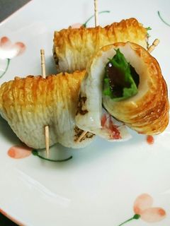 大葉と梅のちくわ巻き-レシピのメイン写真