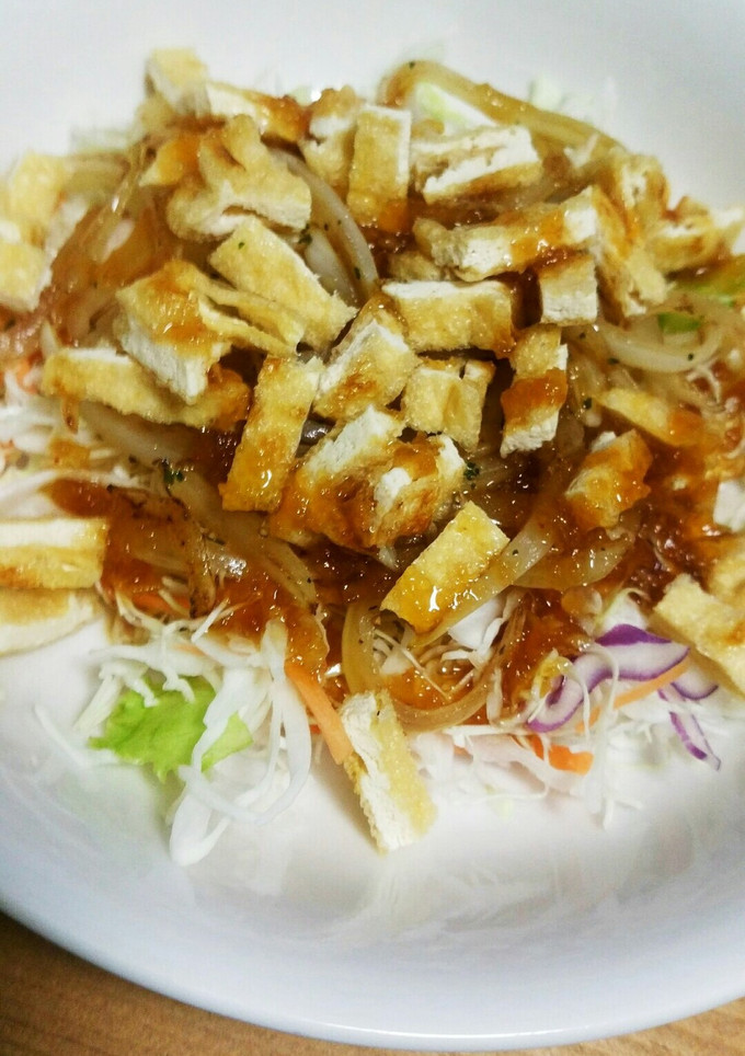油揚げと玉ねぎのサラダ-レシピのメイン写真
