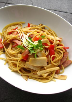 松茸のお吸い物ｄｅ簡単キノコパスタ-レシピのメイン写真