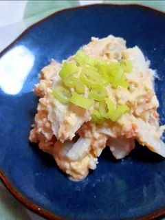 ちくわの梅クリチマヨネーズ和え-レシピのメイン写真