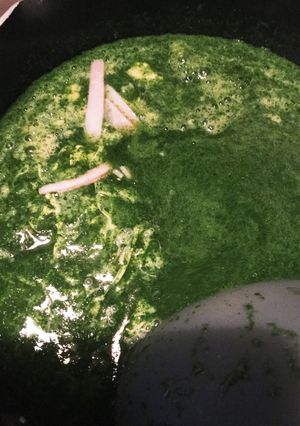 モロヘイヤスープ、ハムとコンソメだけ-レシピのメイン写真