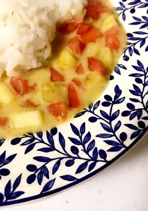 レモンクリームのトマトチキンカレー-レシピのメイン写真