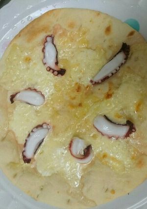 簡単タコピザ-レシピのメイン写真