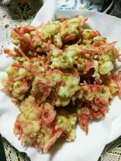 紅しょうが・ねぎのかき揚げ♡-レシピのメイン写真