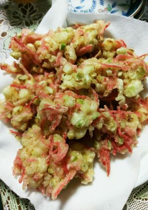 紅しょうが・ねぎのかき揚げ♡-レシピのメイン写真