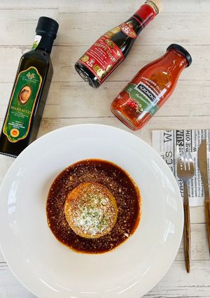 まるごと玉ねぎ トマトソース煮込み-レシピのメイン写真