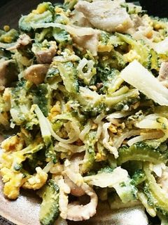 ゴーヤと豚肉マヨみそ炒め-レシピのメイン写真