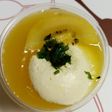 簡単フルーツゼリー豆腐アイス乗せ