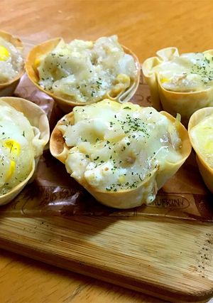 海老シュウマイでエビグラタン-レシピのメイン写真