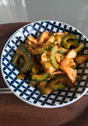 超簡単ゴーヤ入り豚キムチ-レシピのメイン写真