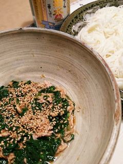 モロヘイヤのヌルスル❤素麺-レシピのメイン写真