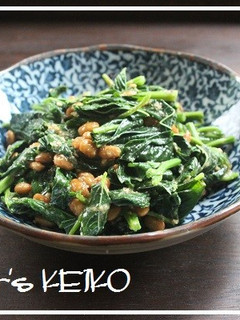 【農家のレシピ】モロヘイヤの納豆和え -レシピのメイン写真