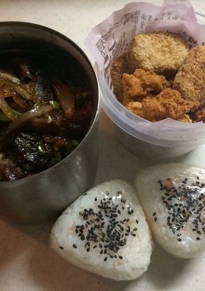中学生お弁当(2017.8.5)-レシピのメイン写真