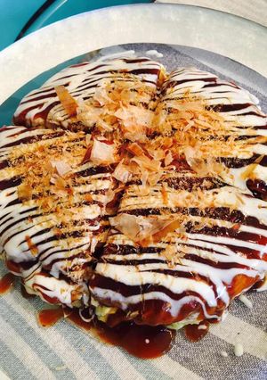 無水鍋でお好み焼き❁グルテンフリー-レシピのメイン写真