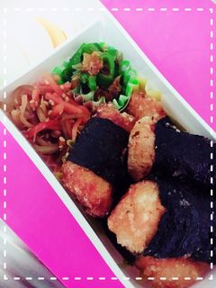 簡単!節約!ムネ肉の磯辺揚げ!お弁当に!-レシピのメイン写真