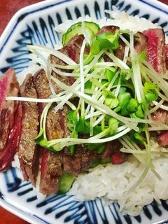 がっつりなのにサッパリ!ステーキ丼-レシピのメイン写真