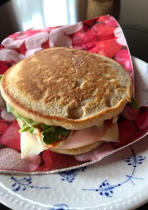 ♡簡単♡パンケーキ バーガー-レシピのメイン写真