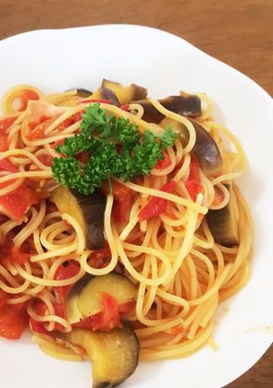 Easy トマトパスタ！-レシピのメイン写真