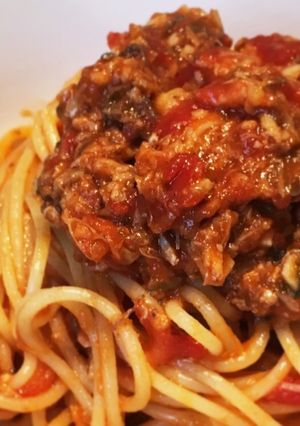 鯖缶で！門外不出のトマトパスタ-レシピのメイン写真