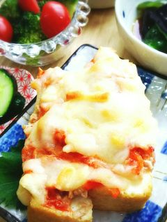 ⭐厚揚げのツナキムチチーズ焼き⭐宅飲み!-レシピのメイン写真
