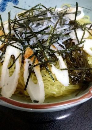 シラスと昆布の冷やし塩ラーメン-レシピのメイン写真