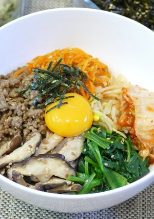結構簡単・肉みそビビンパ！-レシピのメイン写真