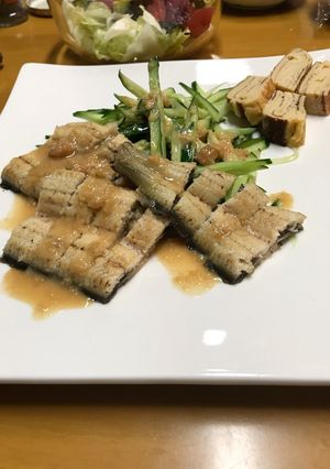 酢味噌でいただく鰻の白焼き-レシピのメイン写真