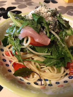 生ハム冷製パスタ-レシピのメイン写真
