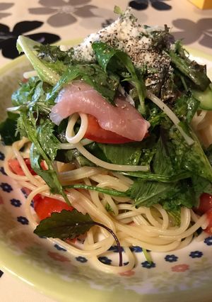 生ハム冷製パスタ-レシピのメイン写真