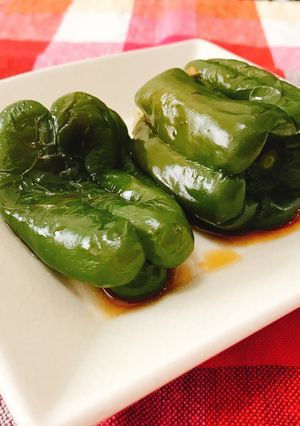 簡単！まるごとピーマン 常備菜にも！-レシピのメイン写真