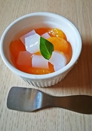 ダイエット♪ナタデココ風こんにゃくみかん-レシピのメイン写真