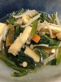 ほうれん草の煮浸し-レシピのメイン写真