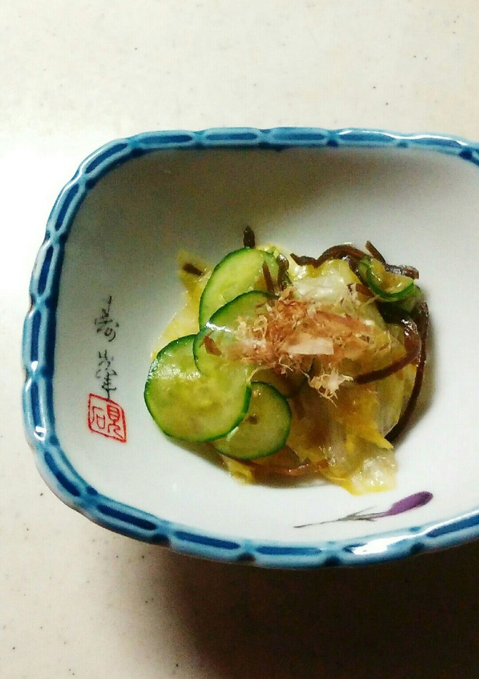 レタスときゅうりの塩昆布和え-レシピのメイン写真
