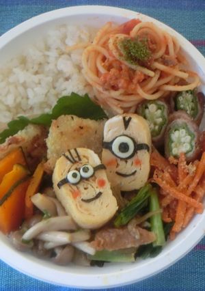 意外と簡単‼ミニオンの卵焼き弁当-レシピのメイン写真