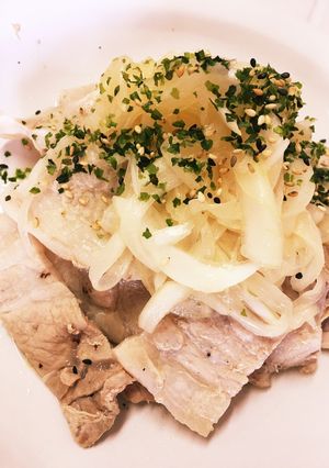 豚肉と玉ねぎのピクルスのっけ盛り-レシピのメイン写真