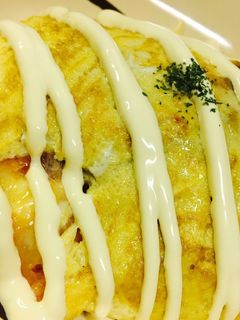 キムチーズ納豆オムレツ-レシピのメイン写真