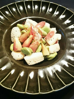 そら豆とイカのさっぱりみょうが炒め-レシピのメイン写真