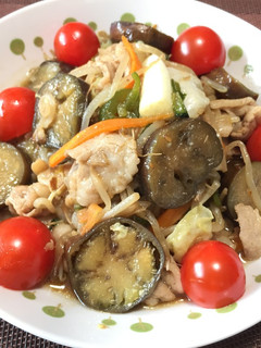 彩り野菜&豚肉炒め!(^^)!-レシピのメイン写真