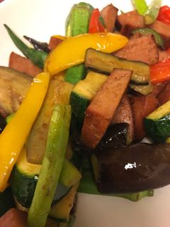 簡単!夏野菜のカレー風味炒め-レシピのメイン写真