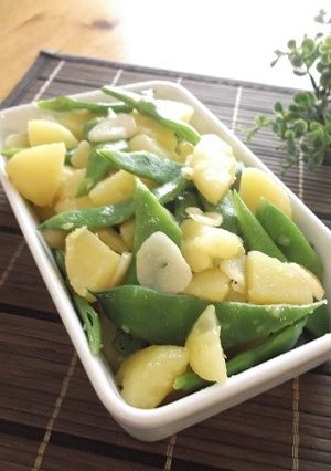 じゃがいもとモロッコいんげんの香味炒め-レシピのメイン写真