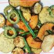 野菜の黒胡椒ガーリックソテー