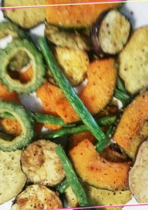野菜の黒胡椒ガーリックソテー-レシピのメイン写真