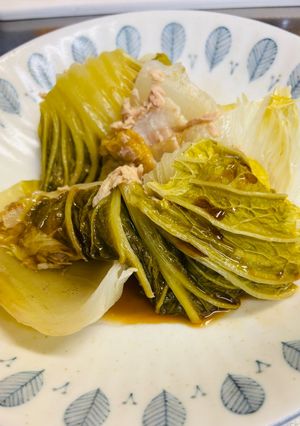 白菜とバラ肉➕シーチキンの一品-レシピのメイン写真