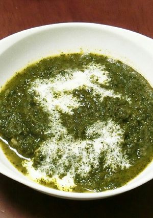 インド料理のチキンサグ、ほうれん草カレー-レシピのメイン写真